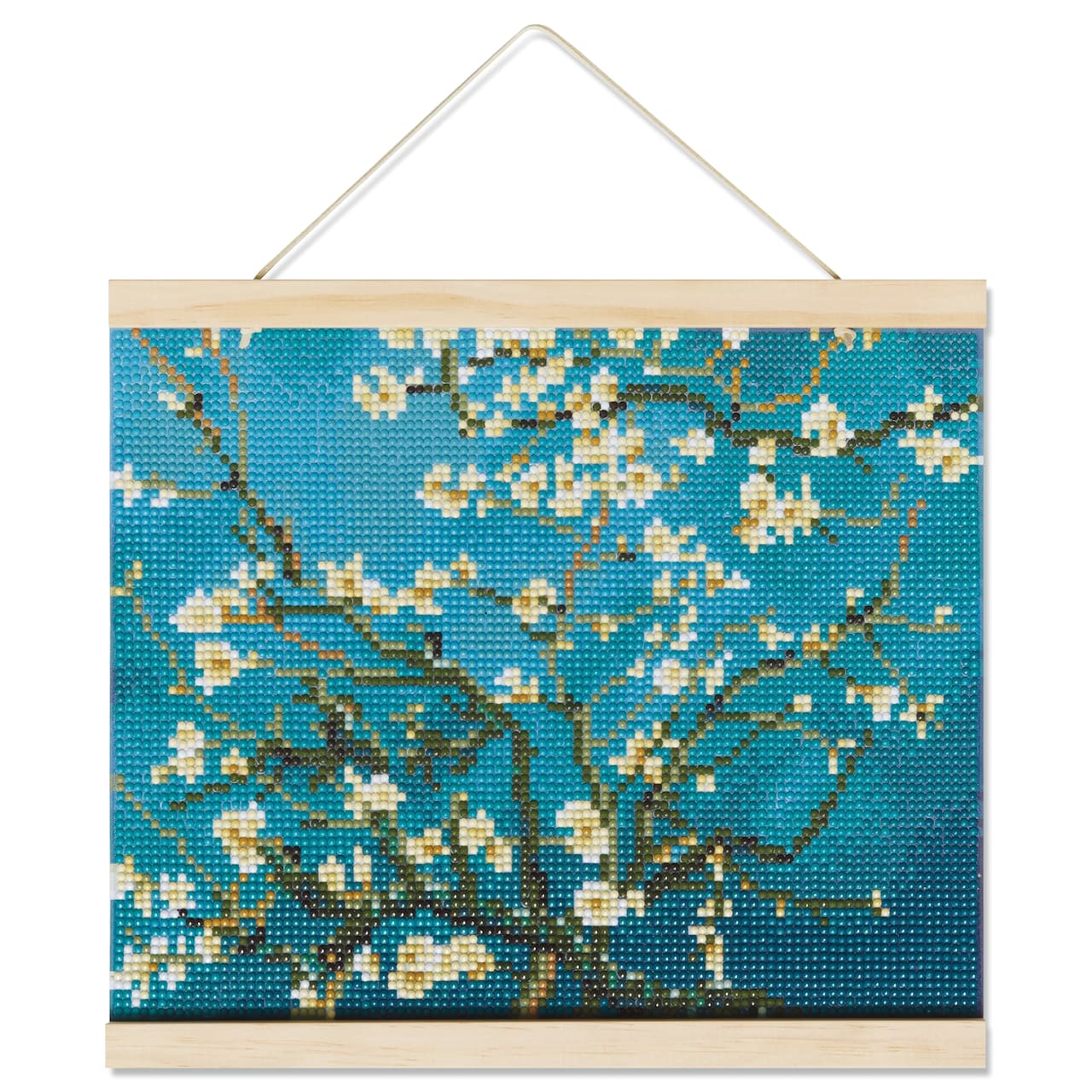 Trousse d’art en diamant avec cadre, Amandier en fleurs de Make Market